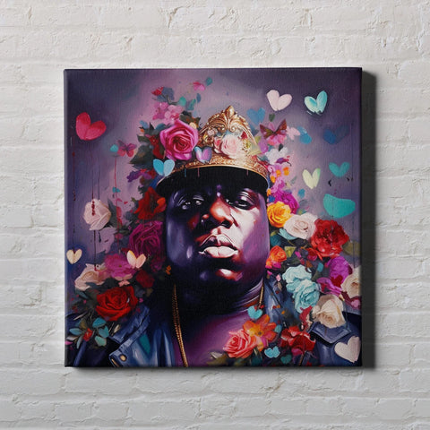 Portraits Of Greatness: The Notorious B.I.G. - Canvas Wall Art